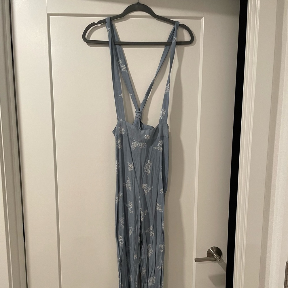 Cute floral overalls